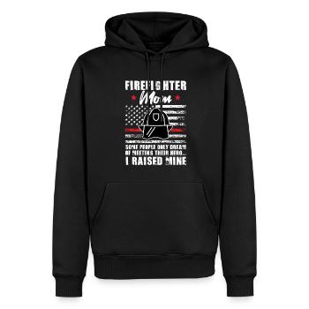 Feuer Feuerwehr Feuerwehr Geschenk - Männer Premium Bio Hoodie - Schwarz - Vorne - Nico (187cm)
