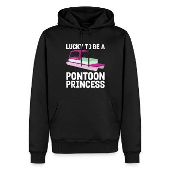 Ponton Pontonierboot Geschenk - Männer Premium Bio Hoodie - Schwarz - Vorne - Nico (187cm)