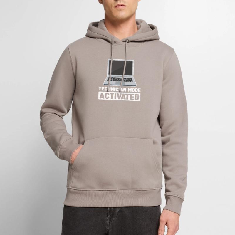 Technischer Support Computertechniker Technischer Männer Premium Bio Hoodie