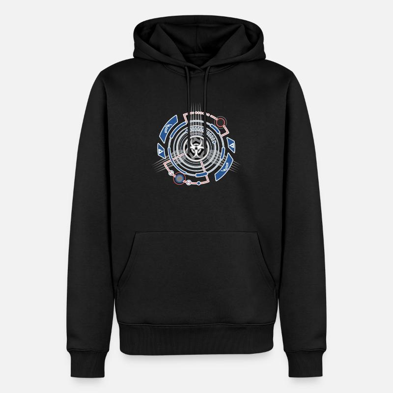 Tech Design Future Technology Geeks - Men’s Premium Organic Hoodie - black