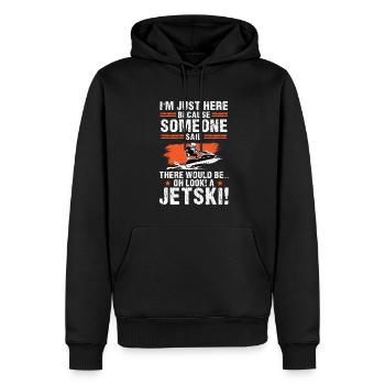 Jetski Jetskifahren Wintersport Geschenk - Männer Premium Bio Hoodie - Schwarz - Vorne - Nico (187cm)