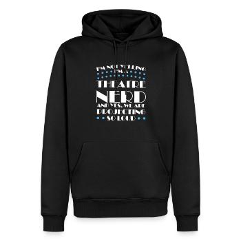 Theater Broadway Theater Geschenk - Männer Premium Bio Hoodie - Schwarz - Vorne - Nico (187cm)