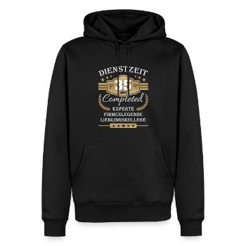 Dienstzeit 35 Jahre Lieblingskollege Jubiläum - Männer Premium Bio Hoodie - Schwarz - Vorne - Nico (187cm)