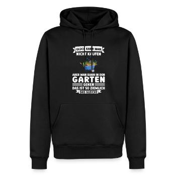Garten Pflanze Gartenarbeit Geschenk - Männer Premium Bio Hoodie - Schwarz - Vorne - Nico (187cm)