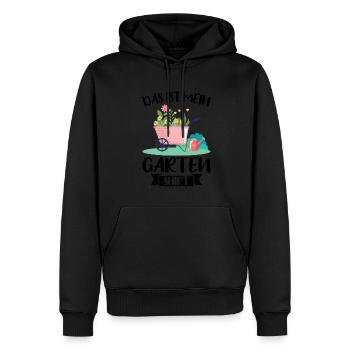 Garten Pflanze Pflanzen Geschenk - Männer Premium Bio Hoodie - Schwarz - Vorne - Nico (187cm)
