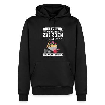 Garten Pflanze Gärtnerei Geschenk - Männer Premium Bio Hoodie - Schwarz - Vorne - Nico (187cm)