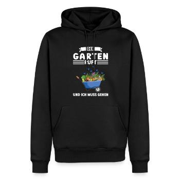 Garten Pflanze Gärtnerei Geschenk - Männer Premium Bio Hoodie - Schwarz - Vorne - Nico (187cm)