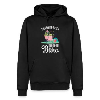 Garten Pflanze Gartenarbeit Geschenk - Männer Premium Bio Hoodie - Schwarz - Vorne - Nico (187cm)