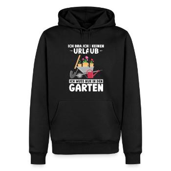 Garten Pflanze Gartenliebhaber Geschenk - Männer Premium Bio Hoodie - Schwarz - Vorne - Nico (187cm)
