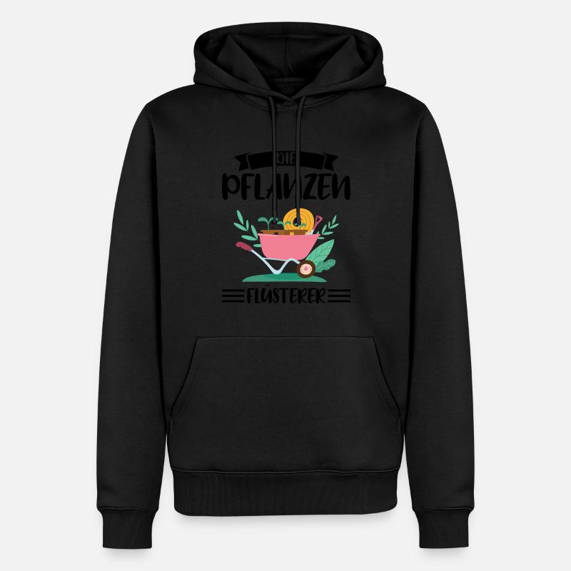 Garten Pflanze Gartenarbeit Geschenk - Männer Premium Bio Hoodie - Schwarz