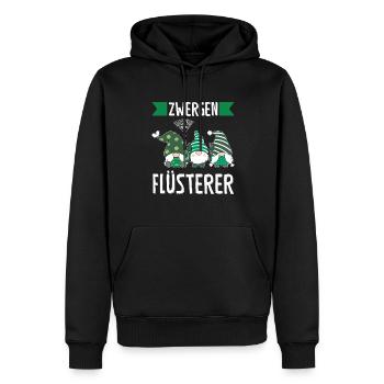 Garten-arbeit Gnome Gärtnern Geschenk - Männer Premium Bio Hoodie - Schwarz - Vorne - Nico (187cm)