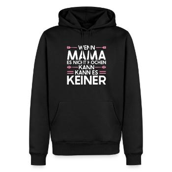 Mutter Mama Tochter Geschenk - Männer Premium Bio Hoodie - Schwarz - Vorne - Nico (187cm)