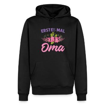 Grossmutter Oma Omas Geschenk - Männer Premium Bio Hoodie - Schwarz - Vorne - Nico (187cm)