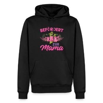 Mutter Mama Tochter Geschenk - Männer Premium Bio Hoodie - Schwarz - Vorne - Nico (187cm)