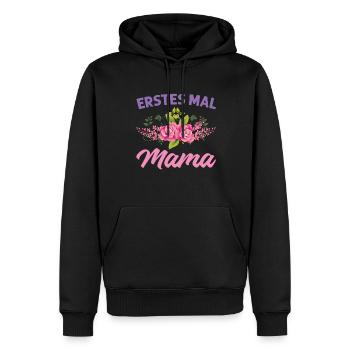 Mutter Mama Tochter Geschenk - Männer Premium Bio Hoodie - Schwarz - Vorne - Nico (187cm)