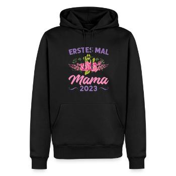 Mutter Mama Tochter Geschenk - Männer Premium Bio Hoodie - Schwarz - Vorne - Nico (187cm)