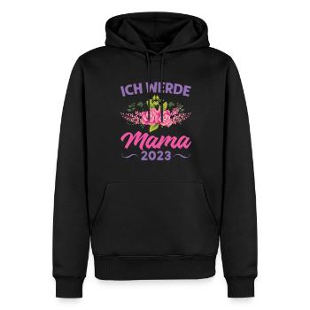 Mutter Mama Tochter Geschenk - Männer Premium Bio Hoodie - Schwarz - Vorne - Nico (187cm)