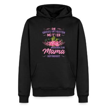 Mutter Mama Tochter Geschenk - Männer Premium Bio Hoodie - Schwarz - Vorne - Nico (187cm)