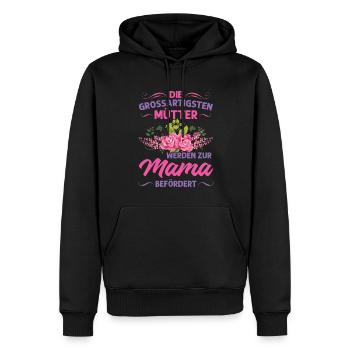 Mutter Mama Tochter Geschenk - Männer Premium Bio Hoodie - Schwarz - Vorne - Nico (187cm)