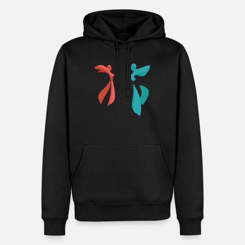 Danse Musique de danse - Sweat à capuche Premium bio Homme - noir