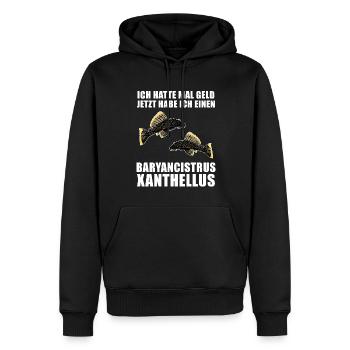 Fish Baryancistrus Xanthellus Fisher Geschenk - Männer Premium Bio Hoodie - Schwarz - Vorne - Nico (187cm)