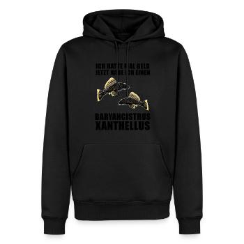 Fish Baryancistrus Xanthellus Fisher Geschenk - Männer Premium Bio Hoodie - Schwarz - Vorne - Nico (187cm)