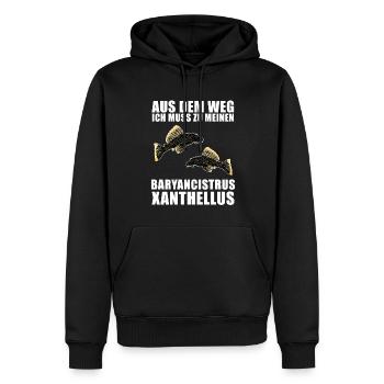 Fish Baryancistrus Xanthellus Fisher Geschenk - Männer Premium Bio Hoodie - Schwarz - Vorne - Nico (187cm)