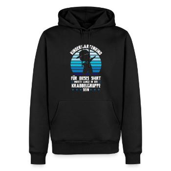 Kindergarten Dabbing Kita-Start Geschenk - Männer Premium Bio Hoodie - Schwarz - Vorne - Nico (187cm)