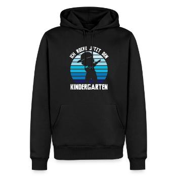Kindergarten Dabbing Kita-Beginn Geschenk - Männer Premium Bio Hoodie - Schwarz - Vorne - Nico (187cm)