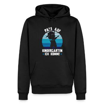 Kindergarten Dabbing Kita-Anfang Geschenk - Männer Premium Bio Hoodie - Schwarz - Vorne - Nico (187cm)