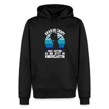 Kindergarten Dabbing Kindergartenanfänger Geschenk - Männer Premium Bio Hoodie - Schwarz - Vorne - Nico (187cm)