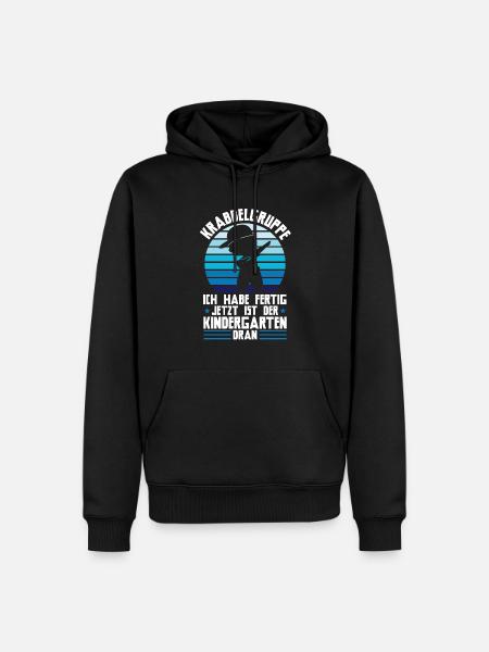Kindergarten Dabbing Kindergartenanfänger Geschenk - Männer Premium Bio Hoodie - Schwarz