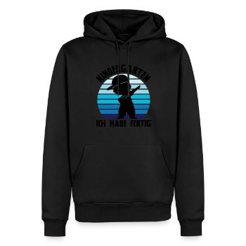 Kindergarten Dabbing Kita Abschluss Geschenk - Männer Premium Bio Hoodie - Schwarz - Vorne - Nico (187cm)