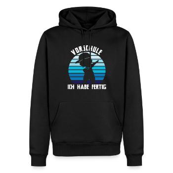 Vorschule Dabbing Vorschüler Geschenk - Männer Premium Bio Hoodie - Schwarz - Vorne - Nico (187cm)