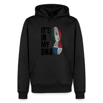 Anime & Skizzieren Mädchen Anime Skizzieren Gesche - Männer Premium Bio Hoodie - Schwarz - Vorne - Nico (187cm)