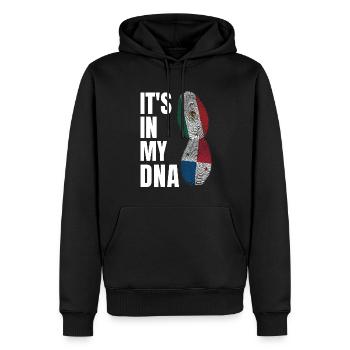 Anime & Skizzieren Mädchen Anime Skizzieren Gesche - Männer Premium Bio Hoodie - Schwarz - Vorne - Nico (187cm)