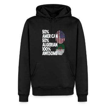 Anime & Skizzieren Mädchen Anime Skizzieren Gesche - Männer Premium Bio Hoodie - Schwarz - Vorne - Nico (187cm)
