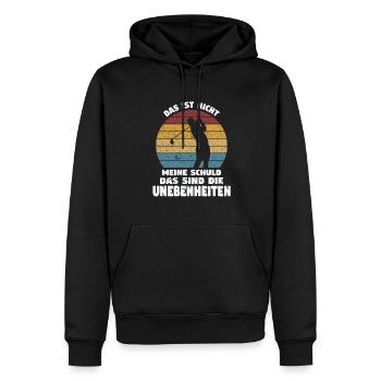 Golfspieler Sport Golfspieler Geschenk - Männer Premium Bio Hoodie - Schwarz - Vorne - Nico (187cm)