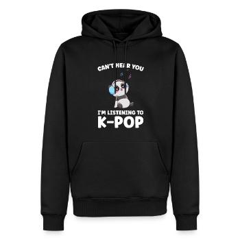 Südkorea k-pop Südkorea Geschenk - Männer Premium Bio Hoodie - Schwarz - Vorne - Nico (187cm)