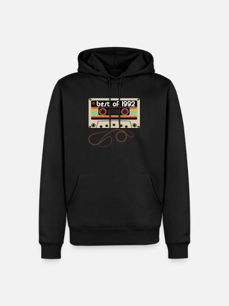 Millésime légendaire 1992 - Sweat à capuche Premium bio Homme - noir