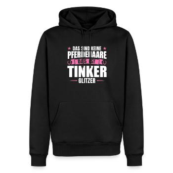 Tinker Pferd Reiter Geschenk - Männer Premium Bio Hoodie - Schwarz - Vorne - Nico (187cm)