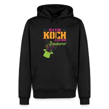 Koch Beruf Küchenchef Geschenk - Männer Premium Bio Hoodie - Schwarz - Vorne - Nico (187cm)