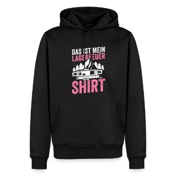Camping Camper Caravan Geschenk - Männer Premium Bio Hoodie - Schwarz - Vorne - Nico (187cm)