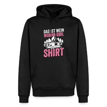 Camping Camper Caravan Geschenk - Männer Premium Bio Hoodie - Schwarz - Vorne - Nico (187cm)