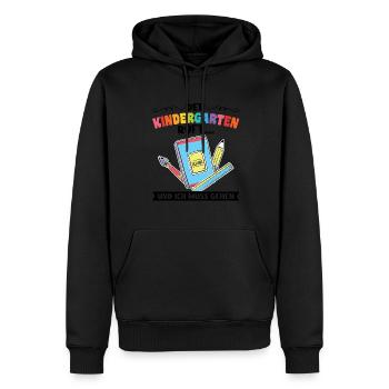 Kindergartenkind Kindergarten Kindergartenanfang G - Männer Premium Bio Hoodie - Schwarz - Vorne - Nico (187cm)