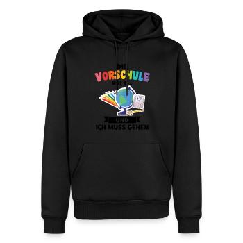 Kindergarten Vorschule Vorschulpädagoge Geschenk - Männer Premium Bio Hoodie - Schwarz - Vorne - Nico (187cm)