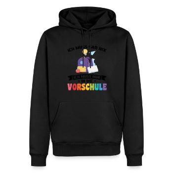 Kindergarten Vorschule Vorschulpädagoge Geschenk - Männer Premium Bio Hoodie - Schwarz - Vorne - Nico (187cm)