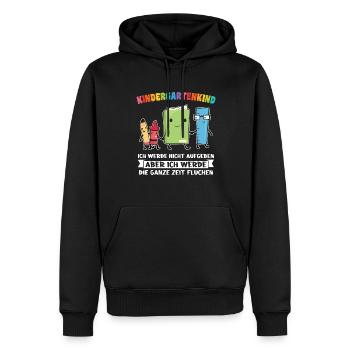 Kindergartenanfang Kindergarten Kindergartenkind G - Männer Premium Bio Hoodie - Schwarz - Vorne - Nico (187cm)