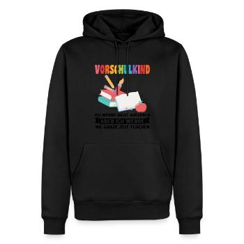 Kindergarten Vorschule Vorschulpädagoge Geschenk - Männer Premium Bio Hoodie - Schwarz - Vorne - Nico (187cm)