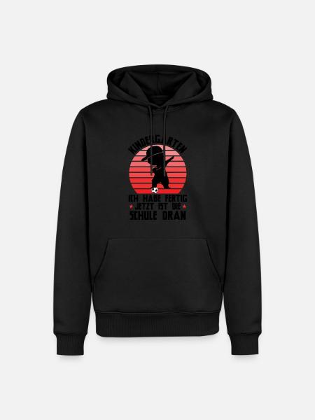 Kindergarten Abschied Kindergarten Kindergartenkin - Männer Premium Bio Hoodie - Schwarz